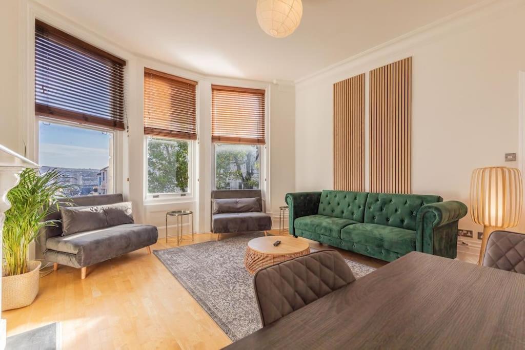 Ferienwohnung Victorian Flat Close To Station With Large Garden Hove Exterior foto
