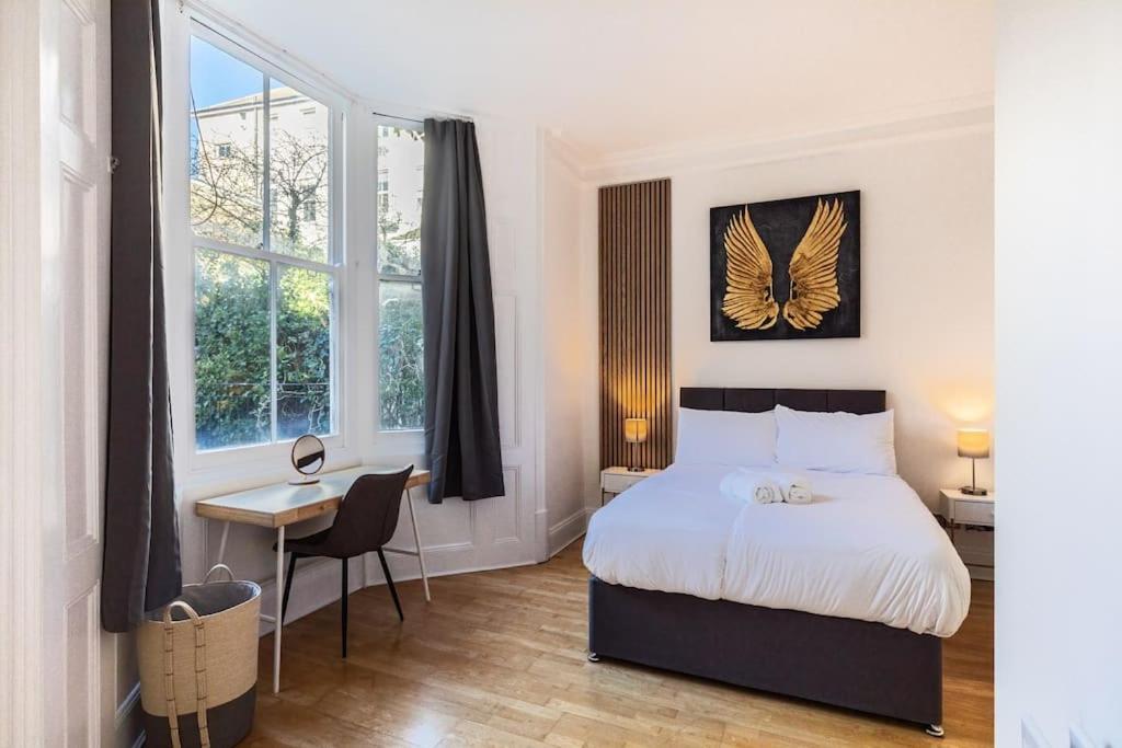 Ferienwohnung Victorian Flat Close To Station With Large Garden Hove Exterior foto