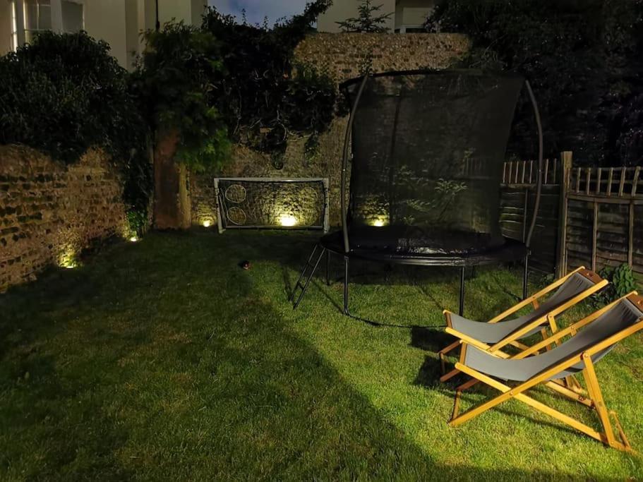 Ferienwohnung Victorian Flat Close To Station With Large Garden Hove Exterior foto